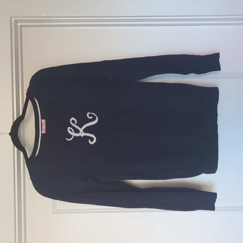 Lilly monogram K sweater NWT